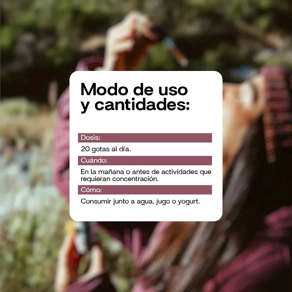 Modo de uso Triple Complex Sublingual NewPharma 20 gotas diarias en la mañana diluir en agua o jugo