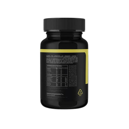 Reverso frasco Essentials Adult 50+ Strave tabla nutricional ingredientes suplemento vitaminas y minerales