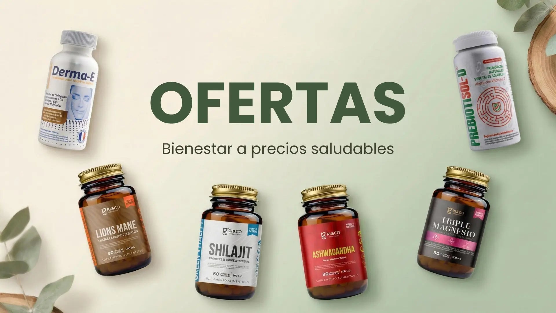 Banner Ofertas en suplementos como Shilajit, Ashwagandha y más. Bienestar y salud natural a precios accesibles.