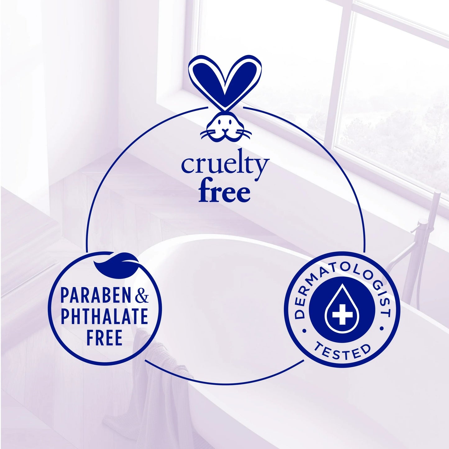 Dr Teal’s Body Wash Sleep Blend es cruelty-free, vegano y libre de parabenos y ftalatos. Fórmula dermatológicamente probada para un cuidado seguro de la piel.