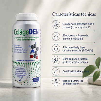 ColágeDen - Péptidos de Colágeno Hidrolizado con Vitamina C