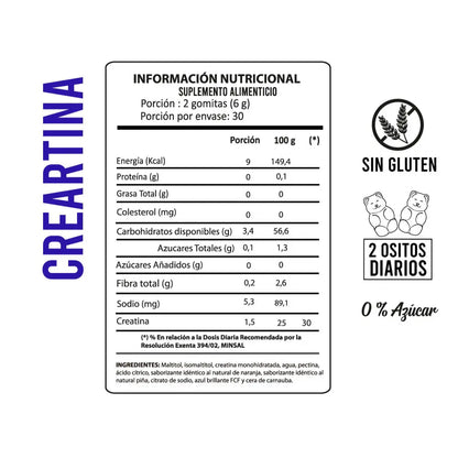 Creatina Perfect Bear - 60 Gomitas